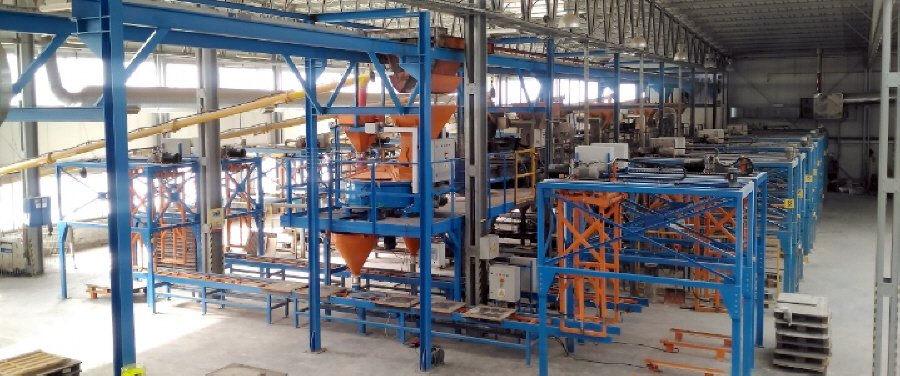 Machines MIKON pour la production d'éléments de construction préfabriqués 03