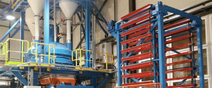 Machines MIKON pour la production d'éléments de construction préfabriqués 04